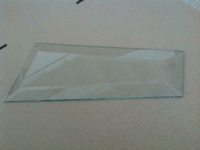 Facet glas voor alluminum tuinverlichting hoog 23.9 cm