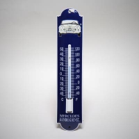 Emaille thermometer Mercedes