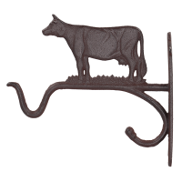 Gietijzer steun koe hanging basket