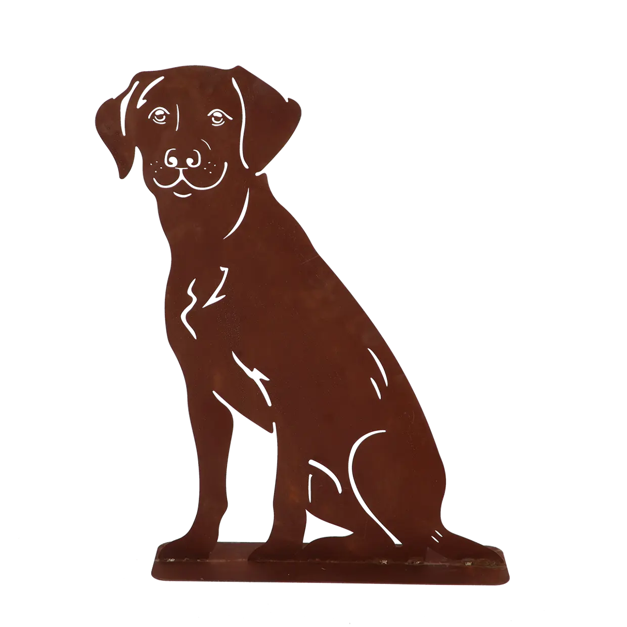 Tuinbeeld staal hond roest