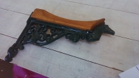 Zadeldrager groen aluminium met hout Paard