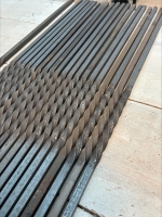 Spijl frans balkon draai 100 cm