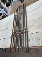 Sierspijl trap balkon met 2 x draai