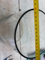 LOS GLAS voor een ronde kap van 60 cm