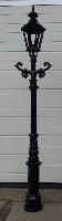 Amsterdam met laddersteun en zeskant kap van 60 cm . 220 cm 55KG